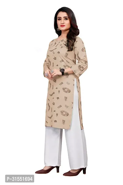 Stylish Crepe Stitched Kurta For Women