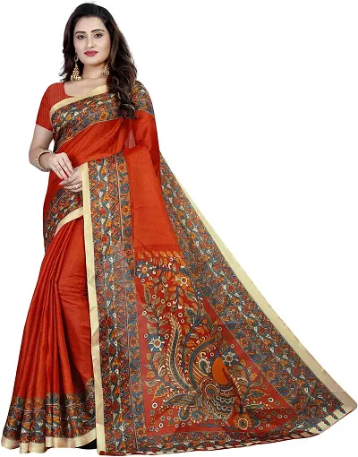 Stylish Fancy Art Silk Saree With Blouse Piece For Women