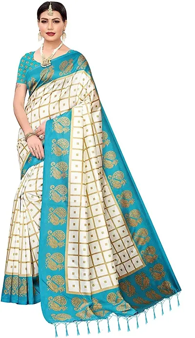 Beautiful Art Silk Self Pattern Saree For Women