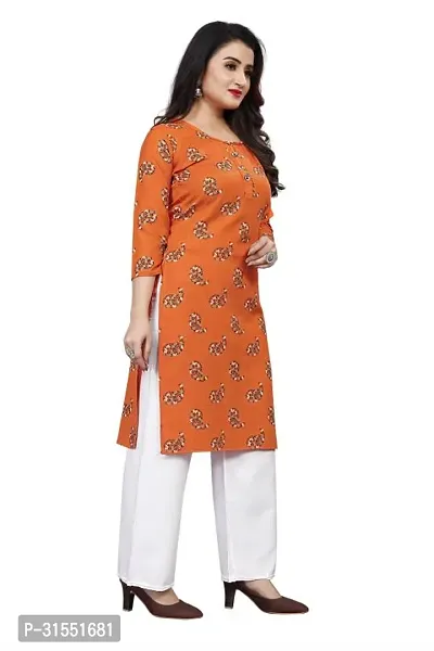 Stylish Crepe Stitched Kurta For Women-thumb2