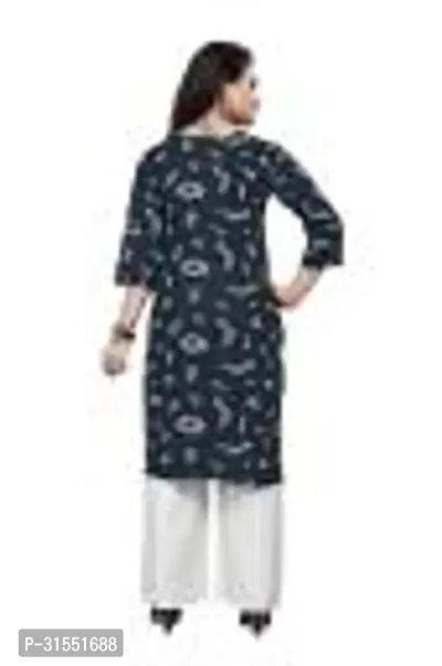 Stylish Crepe Stitched Kurta For Women-thumb3