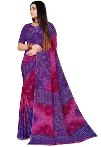 Beautiful Multicoloured Georgette Printed Saree For Women-thumb2