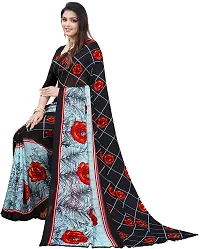 Stylish Georgette Printed Saree with Blouse piece For Women Pack Of 2-thumb3