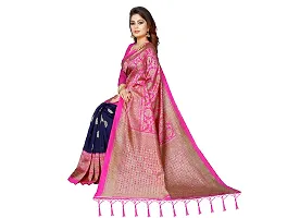 Elegant Art Silk Printed Saree with Blouse piece For Women-thumb2