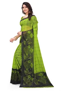 Elegant Multicoloured Georgette Saree with Blouse piece For Women-thumb2