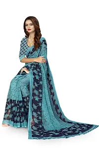 Elegant Georgette Printed Saree with Blouse piece For Women-thumb3