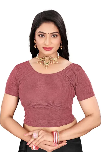 Glamorous Cotton Blend Stitched Blouses 