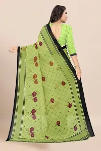 Elegant Georgette Printed Saree with Blouse piece For Women-thumb1