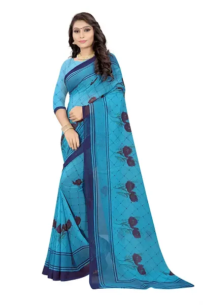 Stylish Polycotton Saree without Blouse piece For Women