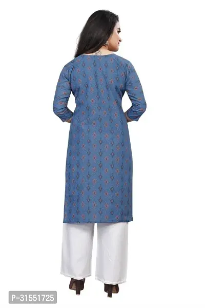 Stylish Crepe Stitched Kurta For Women-thumb3