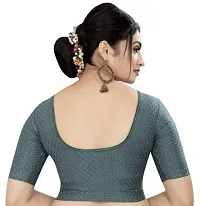 Reliable Grey Lycra Blend Stitched Blouses For Women-thumb2