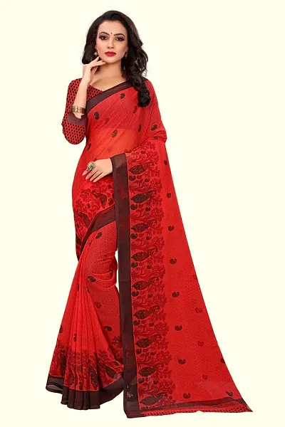 Must Have Polycotton Saree without Blouse piece 