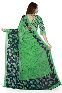 Elegant Georgette Printed Saree with Blouse piece For Women-thumb2