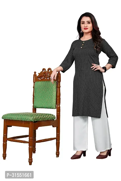 Stylish Crepe Stitched Kurta For Women-thumb3