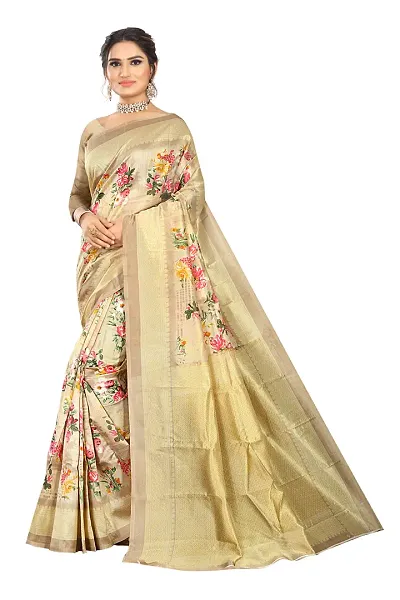 Beautiful Art Silk Self Pattern Saree For Women