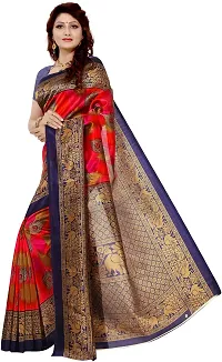 Elegant Art Silk Self Pattern Saree with Blouse piece For Women-thumb1