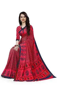 Beautiful Multicoloured Georgette Printed Saree With Blouse Piece For Women Pack Of 2-thumb3