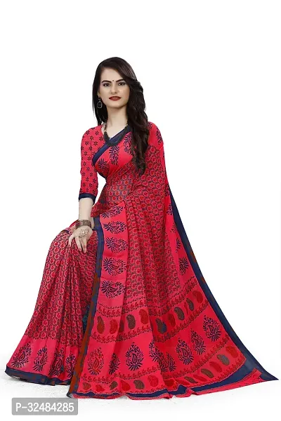 Beautiful Multicoloured Georgette Printed Saree With Blouse Piece For Women Pack Of 2-thumb4