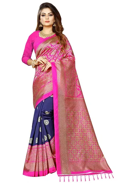 Beautiful Art Silk Self Pattern Saree For Women