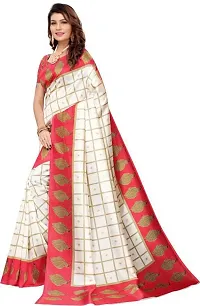 Elegant Art Silk Printed Saree with Blouse piece For Women-thumb4