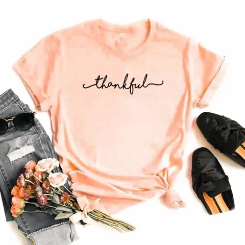 Elegant Blend Tshirt For Women