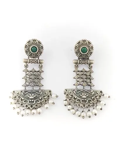 Stylish Metal Jhumkas Earrings For Women