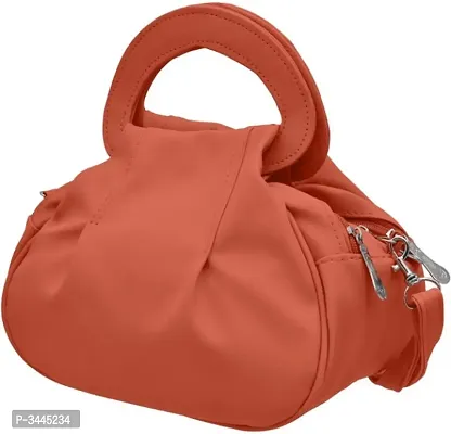 Elegant PU Handbag Cum Sling Bag For Women-thumb0