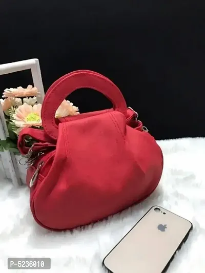 Elegant PU Handbag With Sling Strap-thumb0