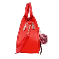 Stylish Red New Print PU Heart Sling Bag For Girls And Women-thumb2