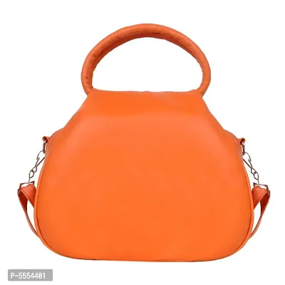 Stylish Orange New Print  PU Heart Sling Bag For Girls And Women-thumb3