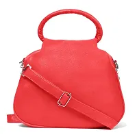 Elegant Orange New PU Heart Sling Bag For Girls And Women-thumb2