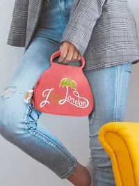 Elegant Orange New PU Heart Sling Bag For Girls And Women-thumb3
