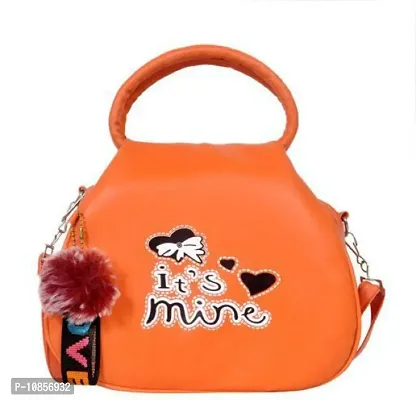 Trendy Attractive PU Handbag With Sling Strap-thumb0