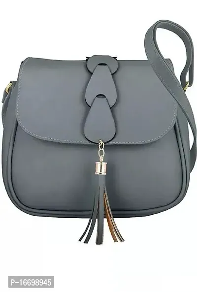 Grey Women Sling Bag