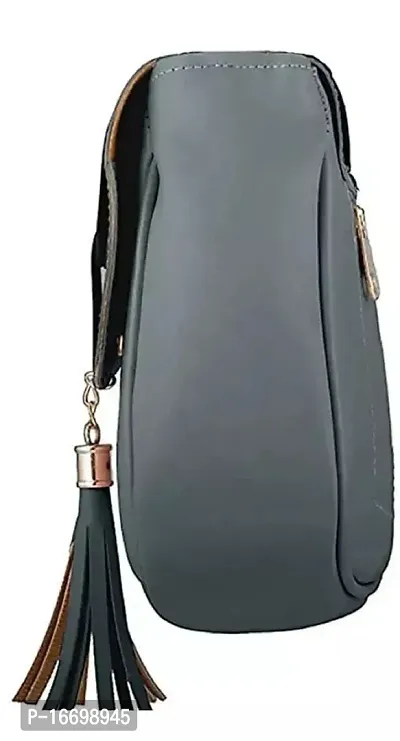 Grey Women Sling Bag-thumb3