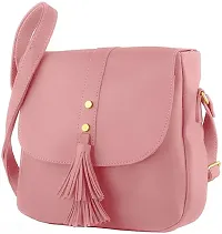Baby Pink Women  Sling Bag-thumb1