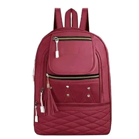 Womens PU Leather Stylish and Trending Backpack for office, daypack, mini travel bag, Casual Backpack