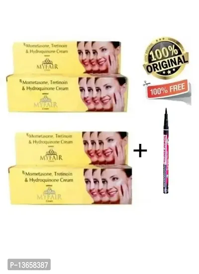 My Fair Fairness Cream 20gm Each (Pack Of 2)With Free Eyeliner