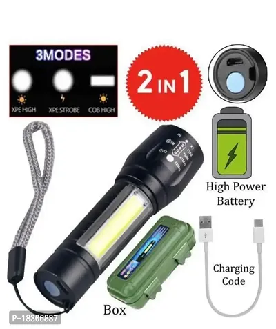 2 In One Portable Tourch with Power Battery-thumb0