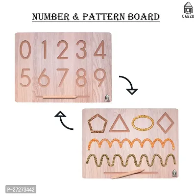 CABZO  Educational Puzzle (Number  Patten Board)