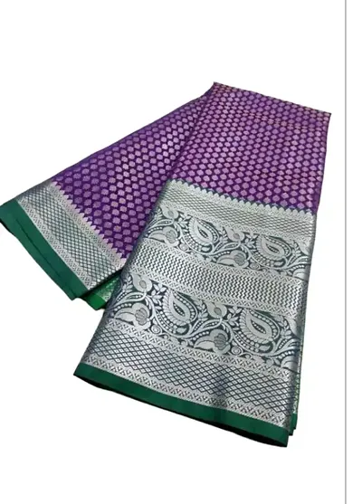 Attractive Art Silk Saree with Blouse piece 