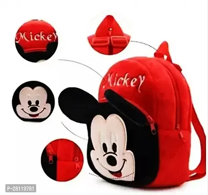 Cartoon Kids Soft Plush Backpack for Small Kids School 2 to 6 Year-thumb0