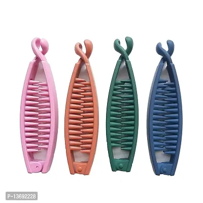 Big-Size banana clips Multi Color Imported Material Plastic Banana Hair  Clips For Women