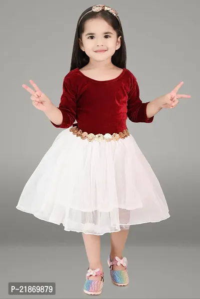 Cutiepie Fancy Babygirls Red Frocks  Dresses