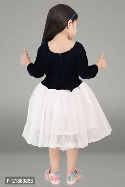 Cutiepie Fancy Babygirls Navyblue Frocks  Dresses-thumb3