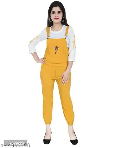 Buy 2 Piece Reyon Dungaree Dress for Kids Latest and Trendy Dress