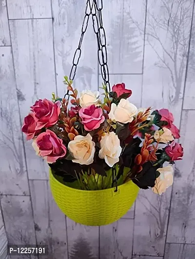 Trendy Artificial Brown  Cream Rose Flower Bunch&nbsp;-thumb2