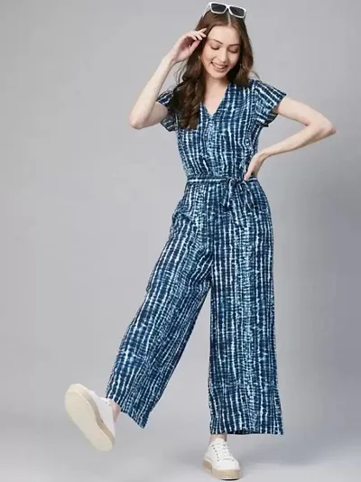 Stylish Multicolored Printed Jumpsuits For Women