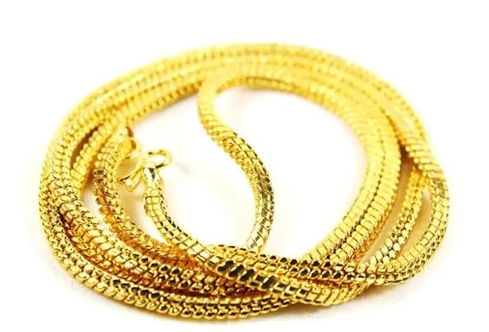 Traditional One Gram Plated Mangalsutra Mangalya Chain(24 Inches) (Dap Bar)