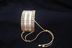 Trendy Brass Elasticated Bracelet For Women-thumb1